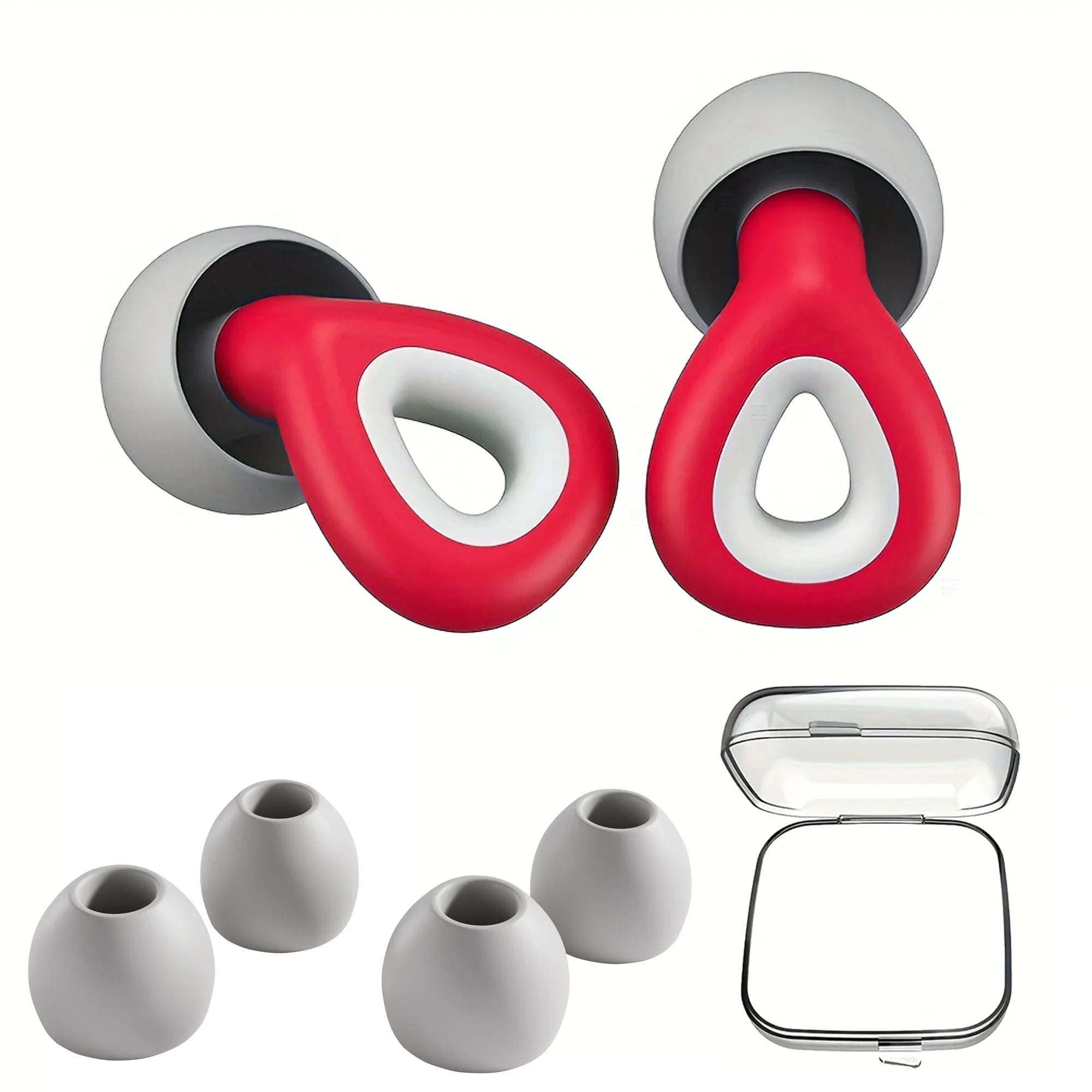 Soft Silicone Earplugs – Noise Cancelling, Sleep, Swimming, Waterproof