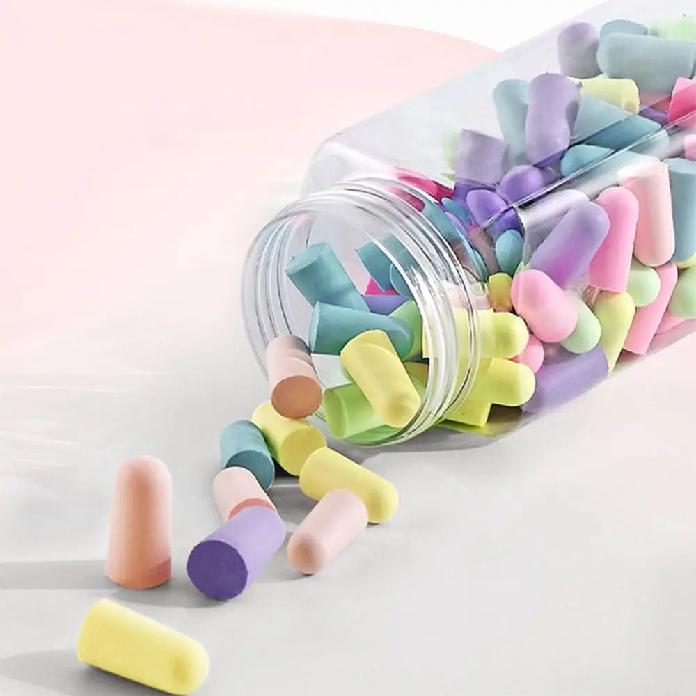 10Pcs Anti-Noise Ear Plugs – soft foam earplugs for sleeping, travel, and noise reduction