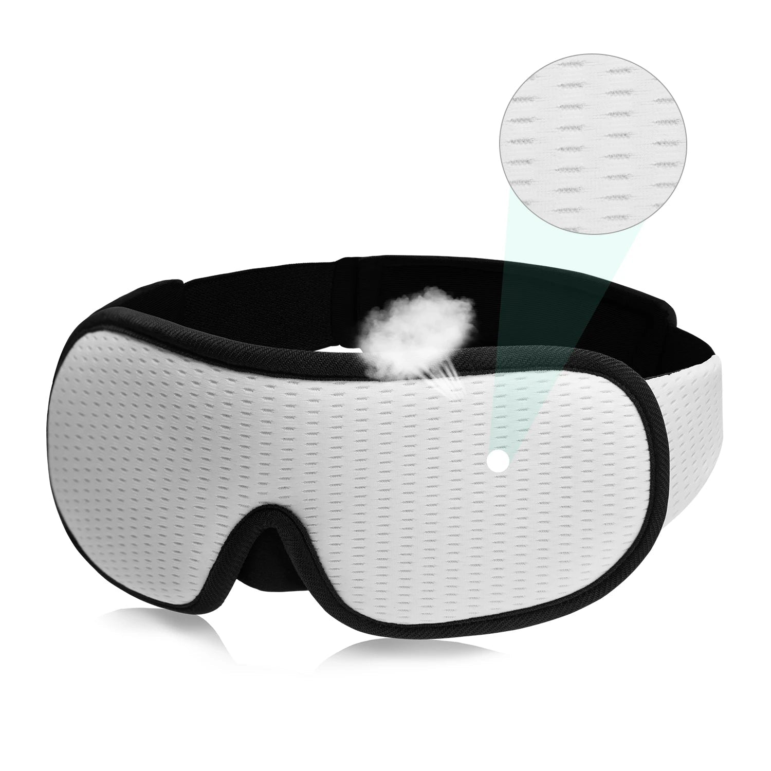 3D Comfort Sleep Mask – soft padded light-blocking eye cover for deep sleep and travel