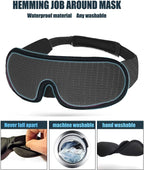 3D Comfort Sleep Mask – soft padded light-blocking eye cover for deep sleep and travel