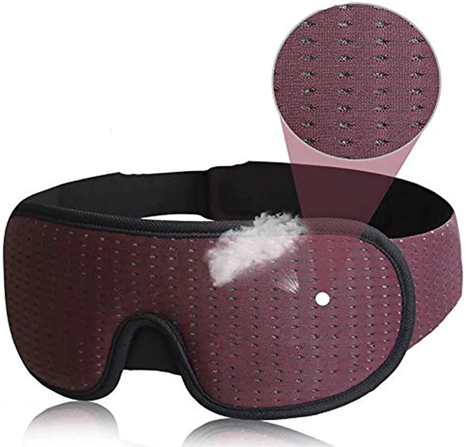 3D Comfort Sleep Mask – soft padded light-blocking eye cover for deep sleep and travel