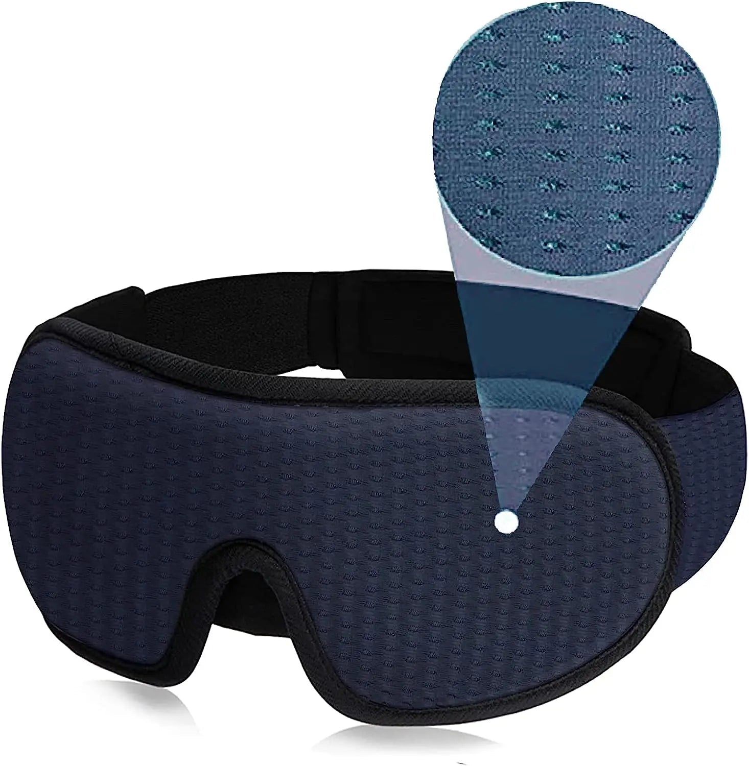 3D Comfort Sleep Mask – soft padded light-blocking eye cover for deep sleep and travel
