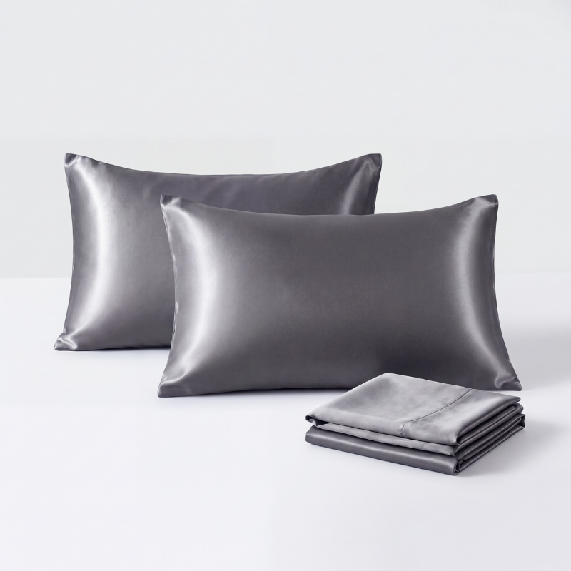 Midnight Luxe Satin Pillowcase Set