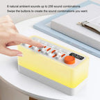 Bluetooth Sleep Sound Machine with RGB Night Light – white noise machine for better sleep
