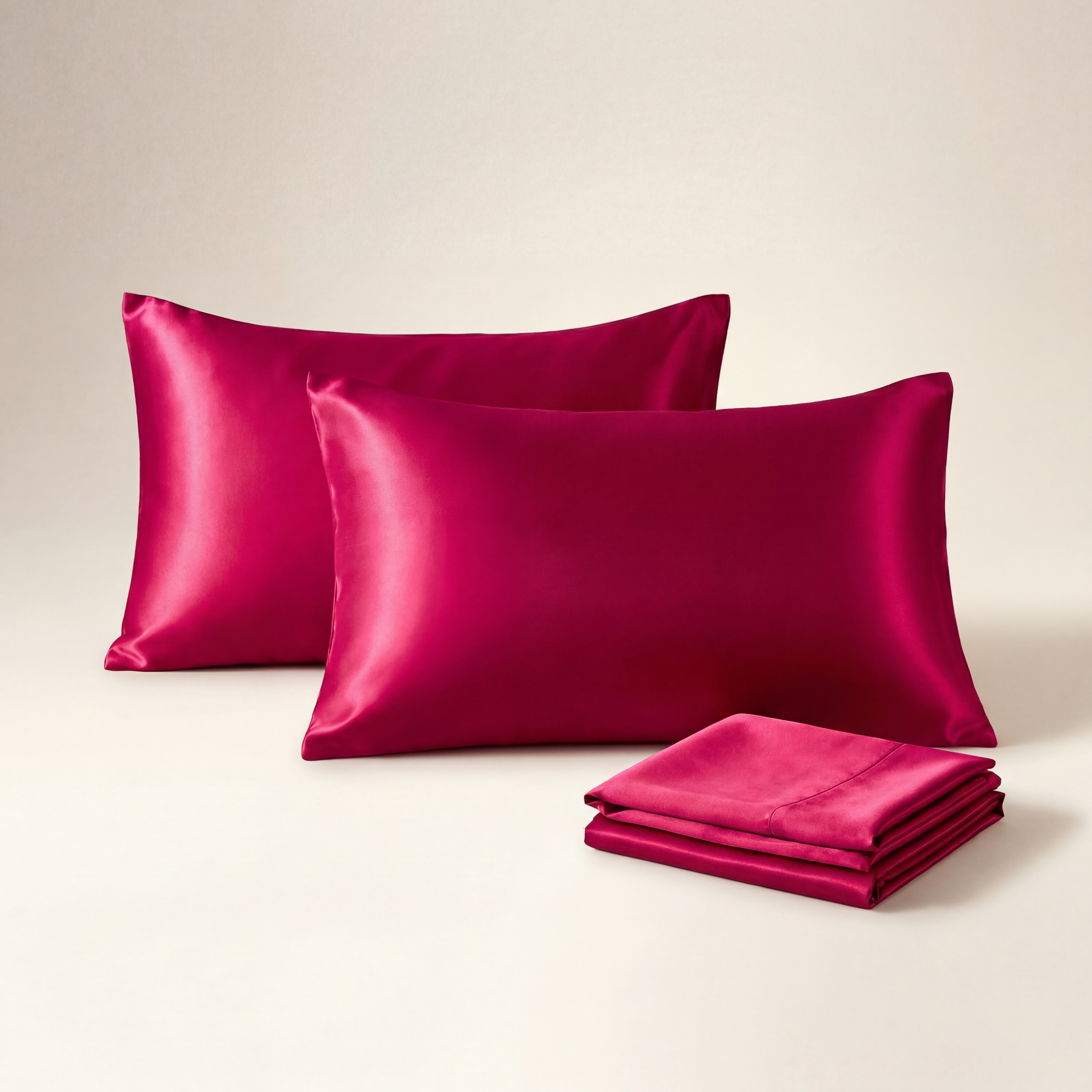 Midnight Luxe Satin Pillowcase Set