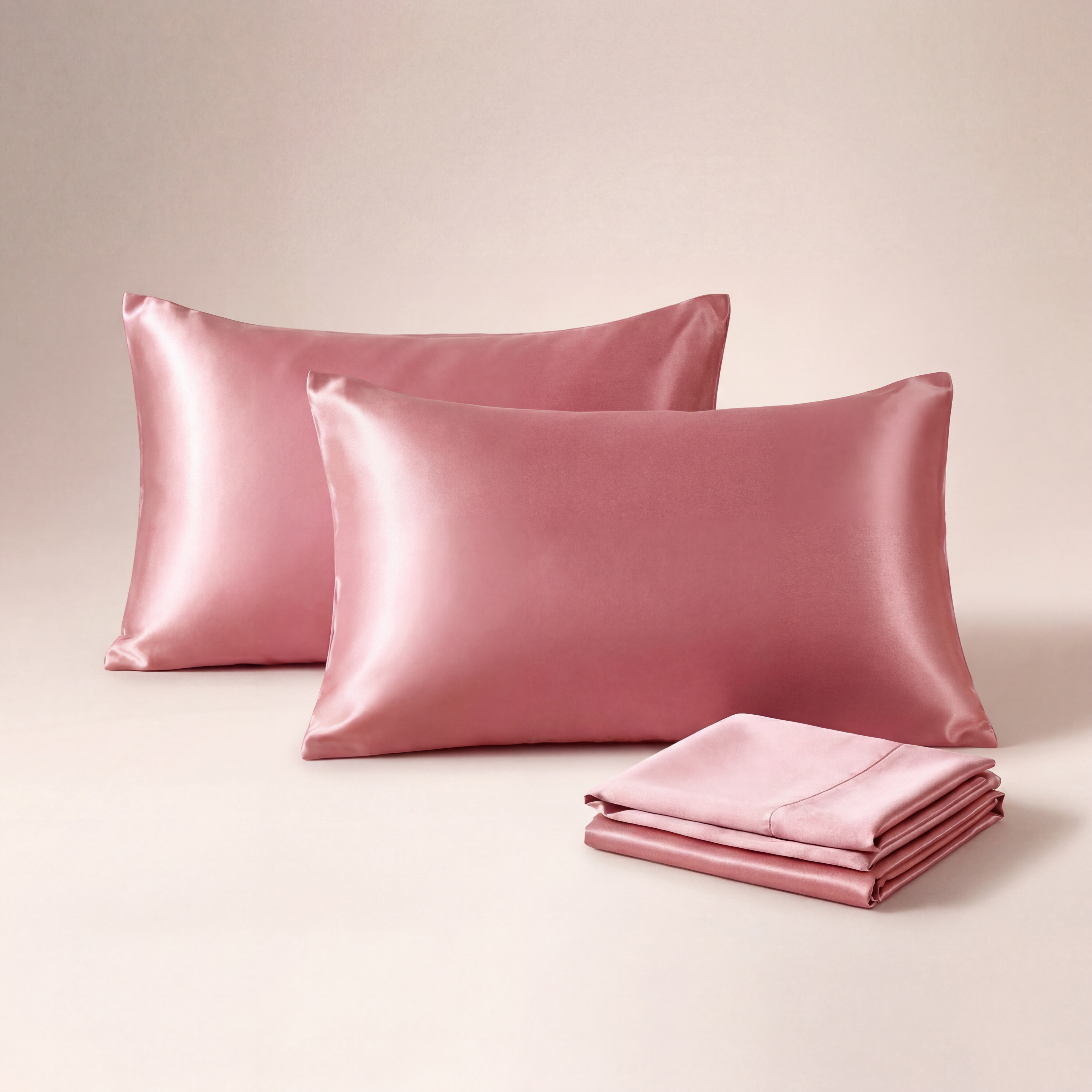 Midnight Luxe Satin Pillowcase Set
