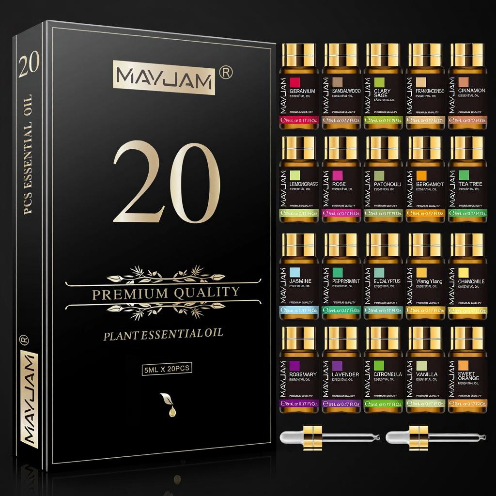 20 Bottles Essential Oils Kit Set