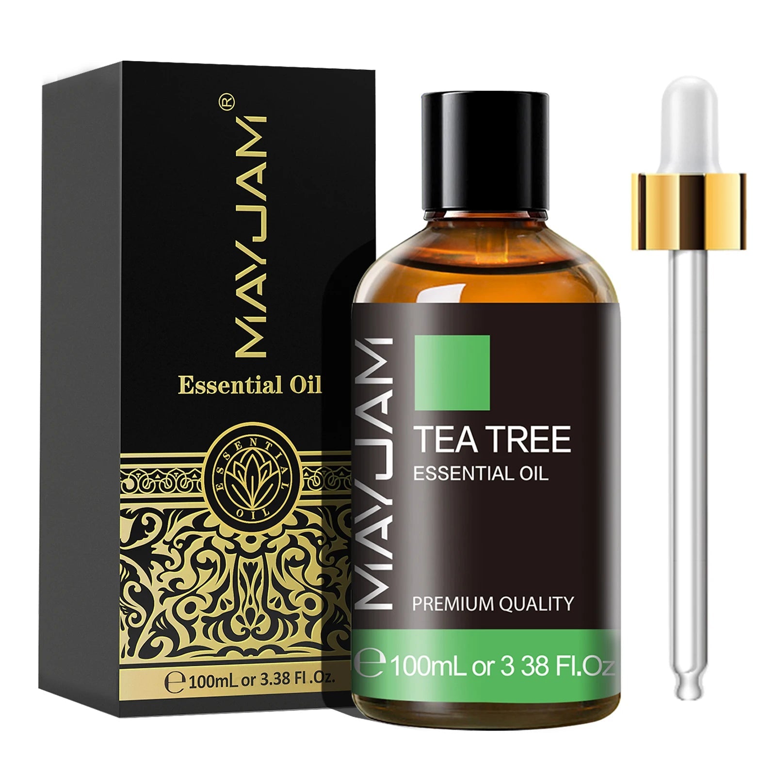 MAYJAM Essential Oil with Dropper – pure aromatherapy fragrance oil for diffusers and DIY use
