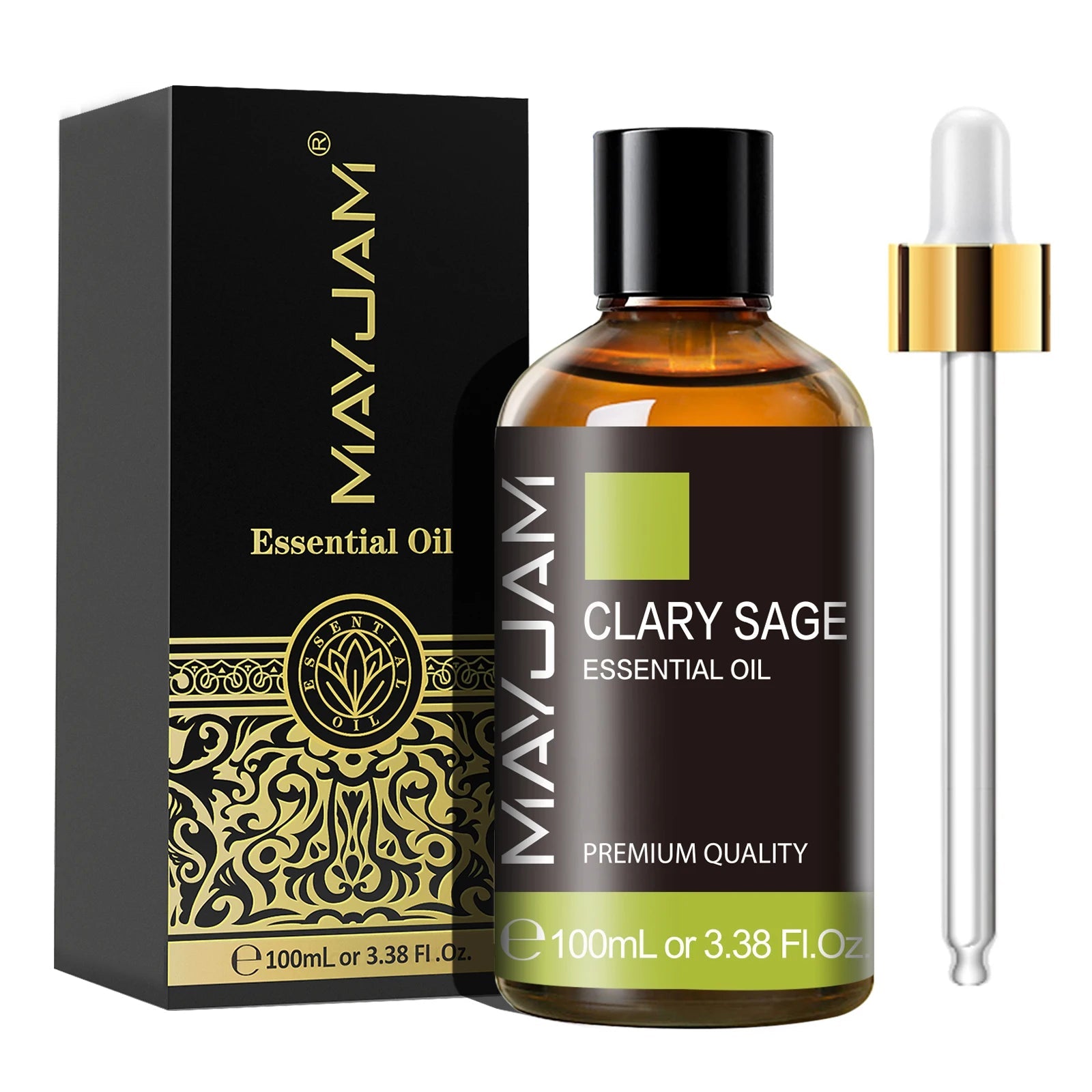 MAYJAM Essential Oil with Dropper – pure aromatherapy fragrance oil for diffusers and DIY use
