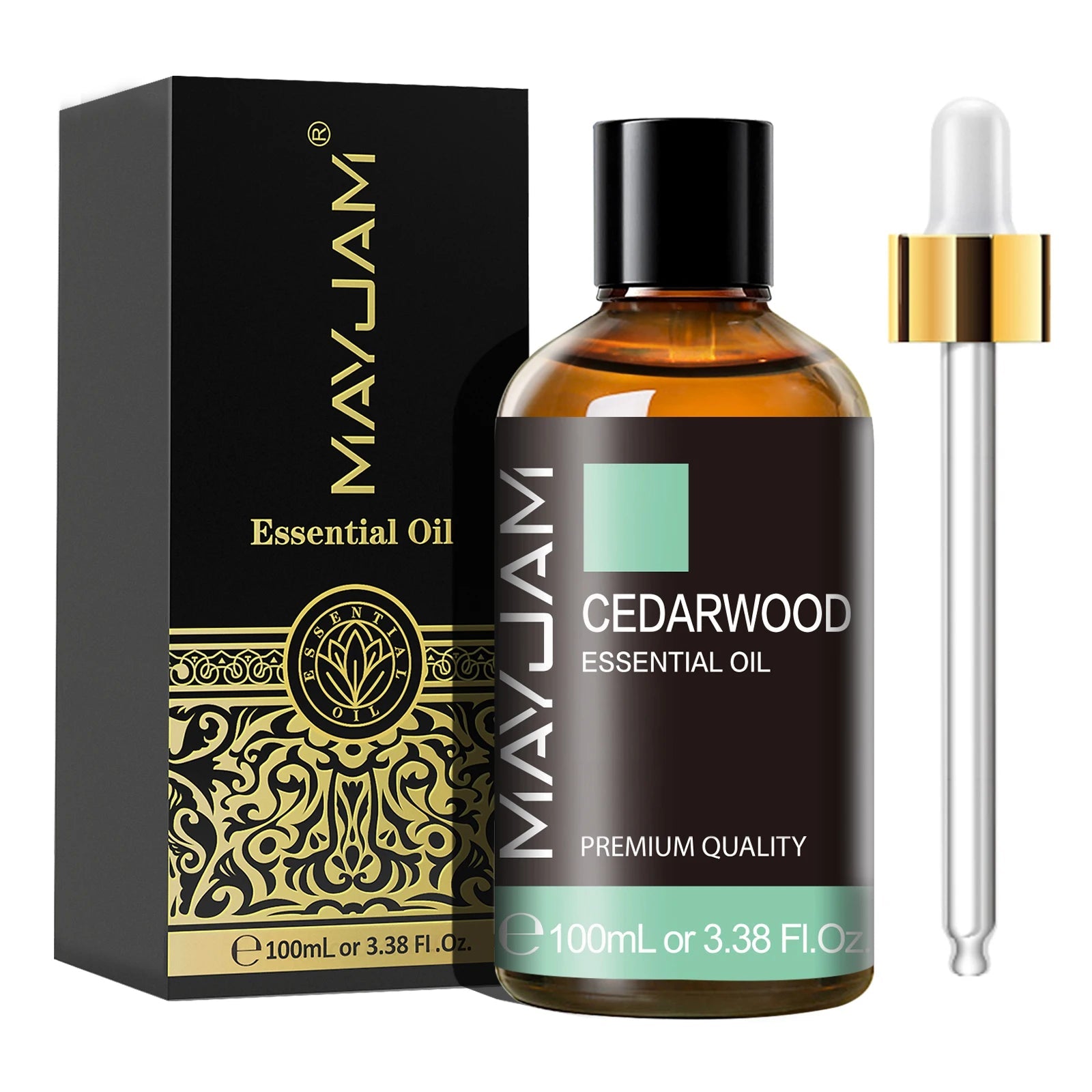 MAYJAM Essential Oil with Dropper – pure aromatherapy fragrance oil for diffusers and DIY use
