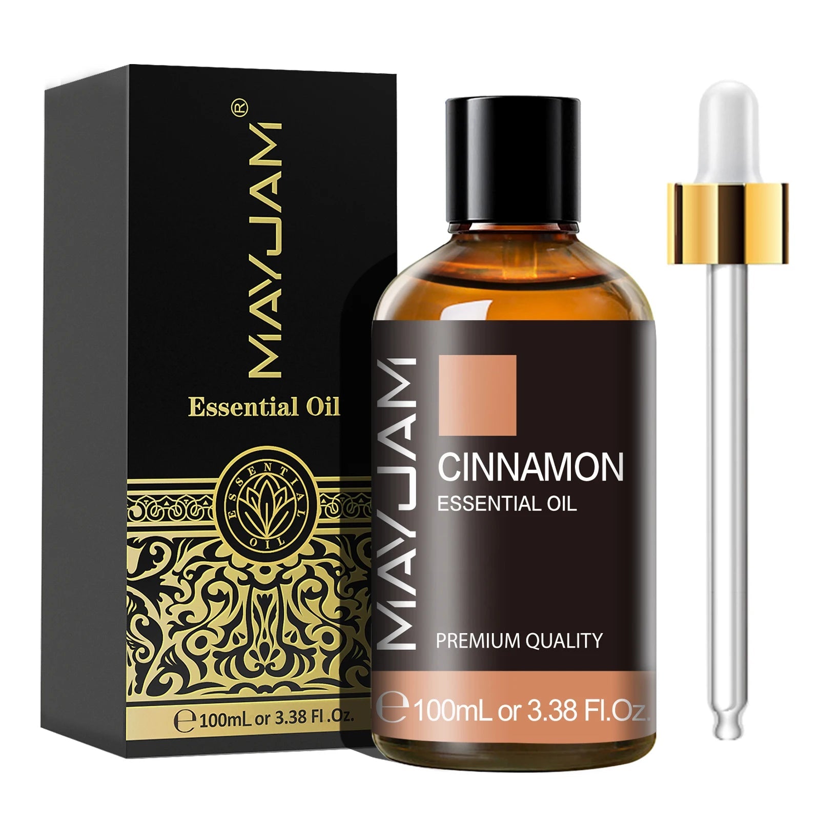 MAYJAM Essential Oil with Dropper – pure aromatherapy fragrance oil for diffusers and DIY use