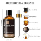 MAYJAM Essential Oil with Dropper – pure aromatherapy fragrance oil for diffusers and DIY use