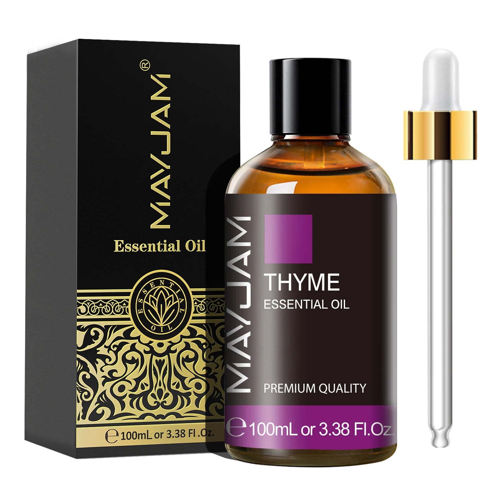 MAYJAM Essential Oil with Dropper – pure aromatherapy fragrance oil for diffusers and DIY use