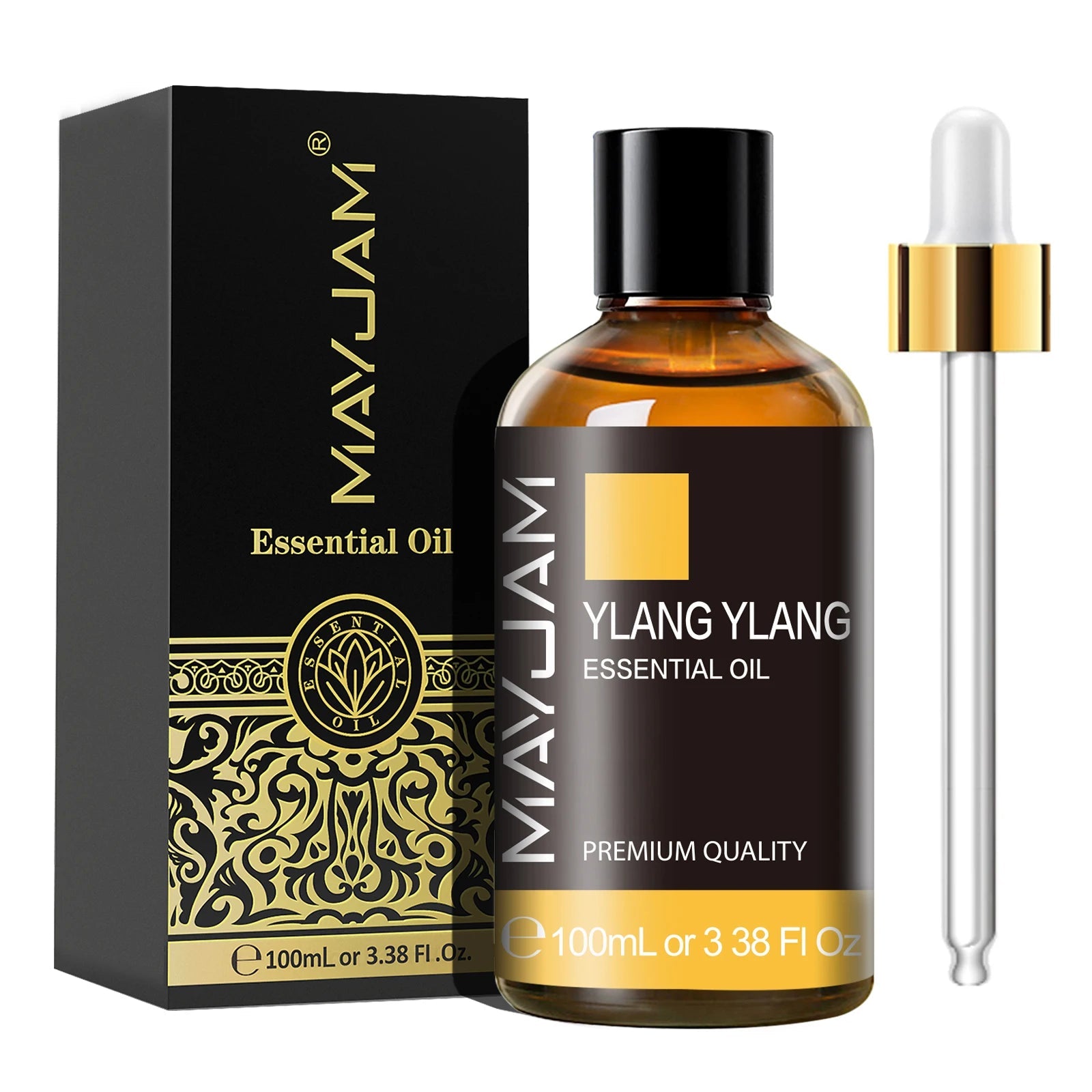 MAYJAM Essential Oil with Dropper – pure aromatherapy fragrance oil for diffusers and DIY use