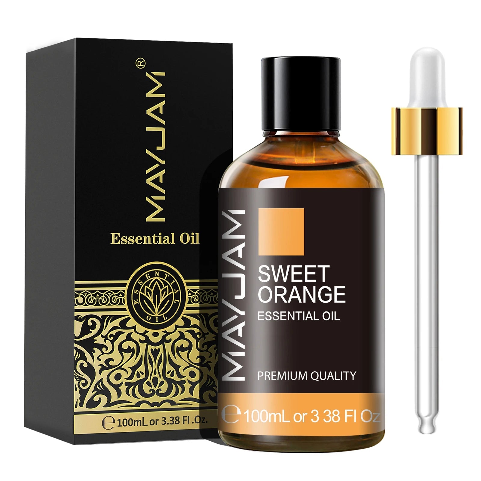 MAYJAM Essential Oil with Dropper – pure aromatherapy fragrance oil for diffusers and DIY use