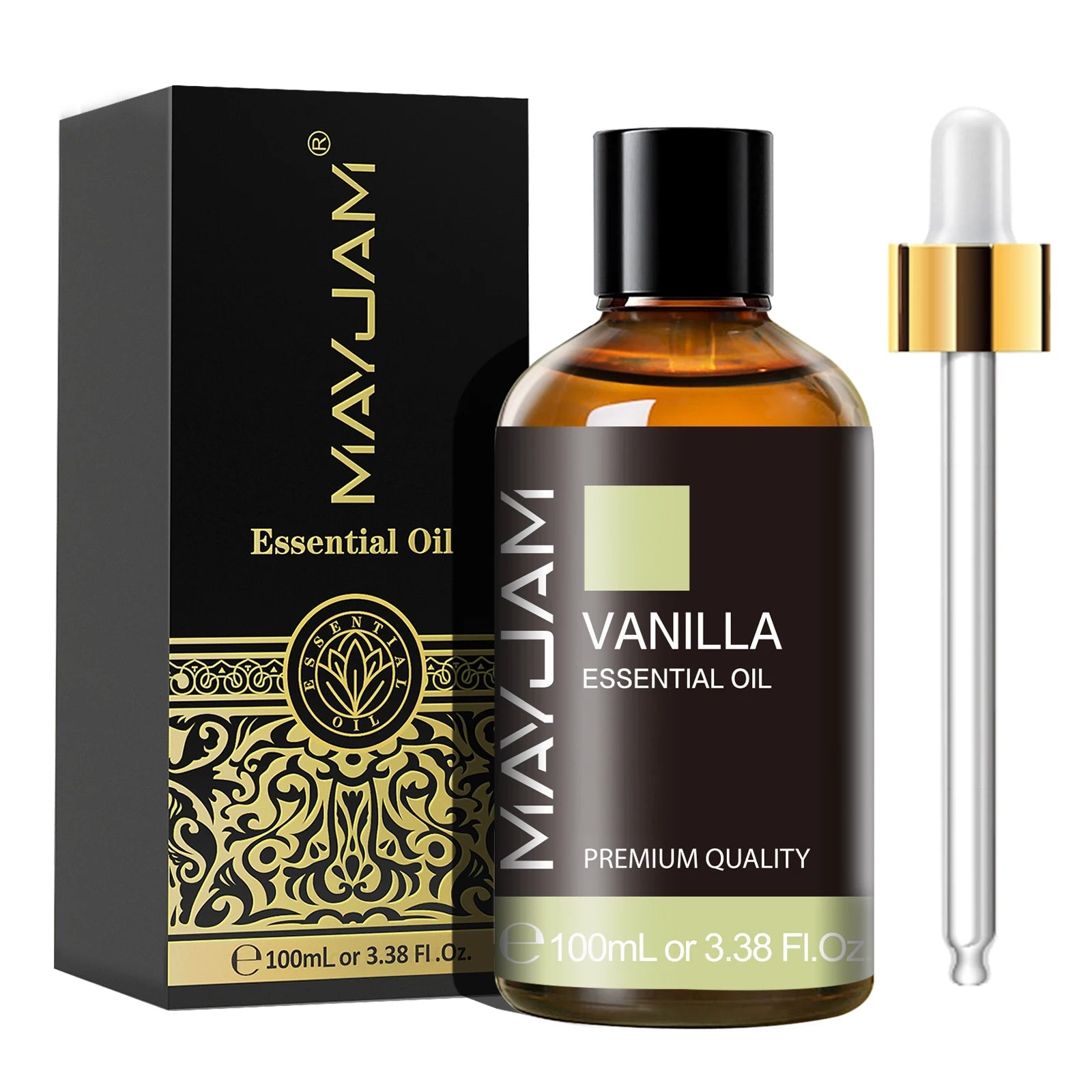 MAYJAM Essential Oil with Dropper – pure aromatherapy fragrance oil for diffusers and DIY use