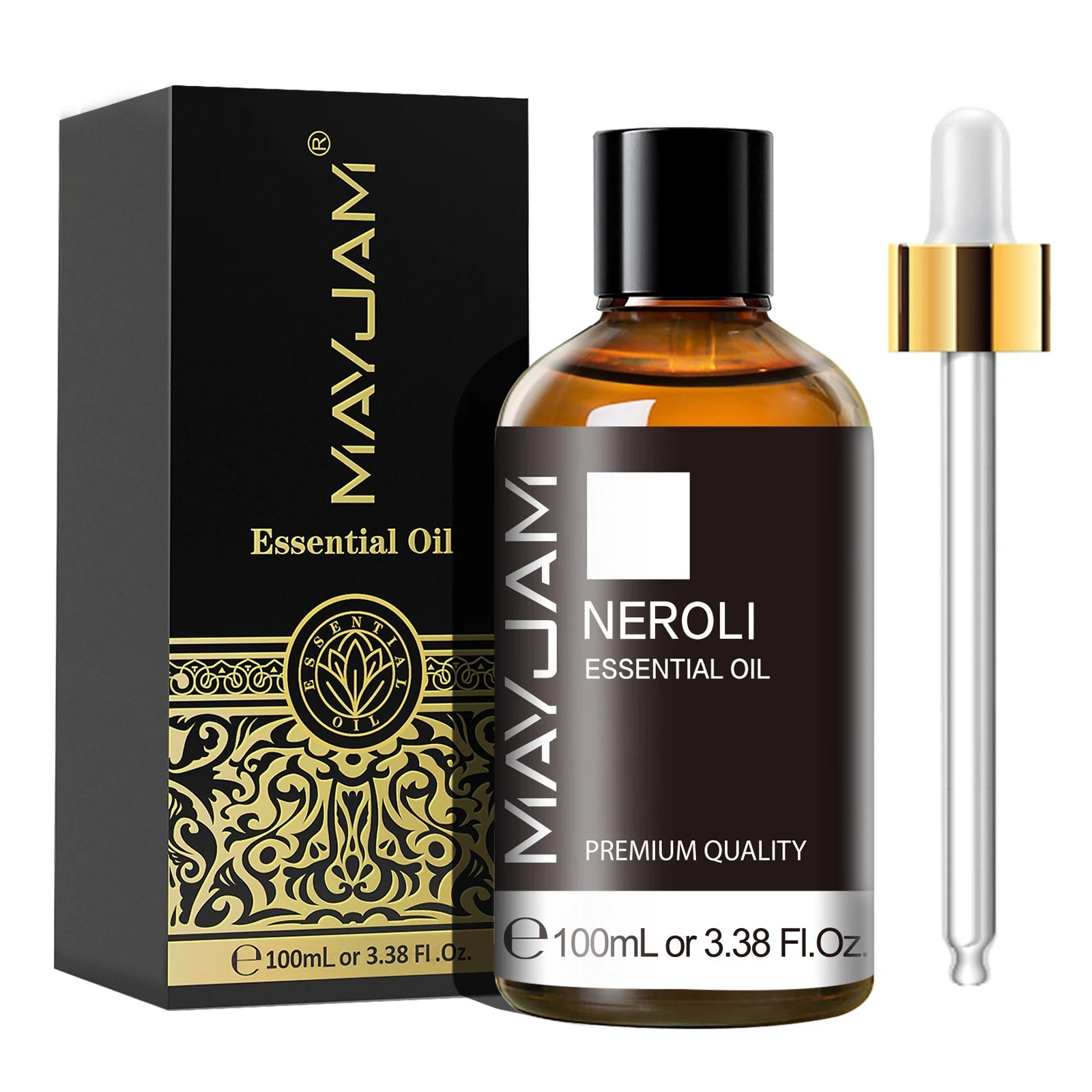 MAYJAM Essential Oil with Dropper – pure aromatherapy fragrance oil for diffusers and DIY use