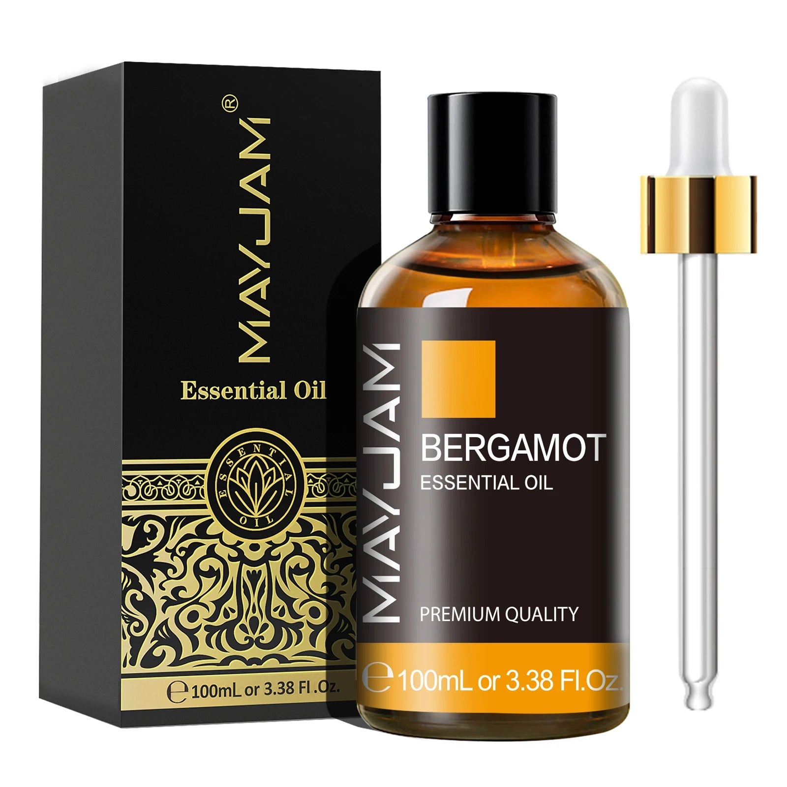 MAYJAM Essential Oil with Dropper – pure aromatherapy fragrance oil for diffusers and DIY use