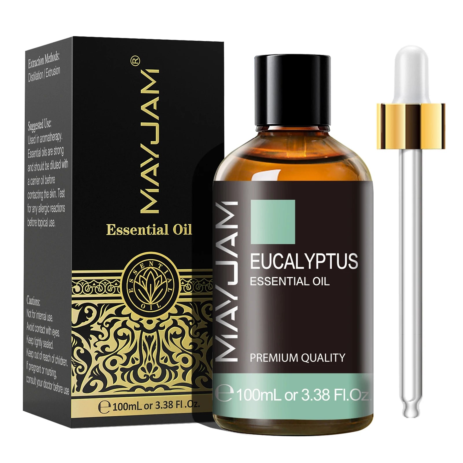 MAYJAM Essential Oil with Dropper – pure aromatherapy fragrance oil for diffusers and DIY use