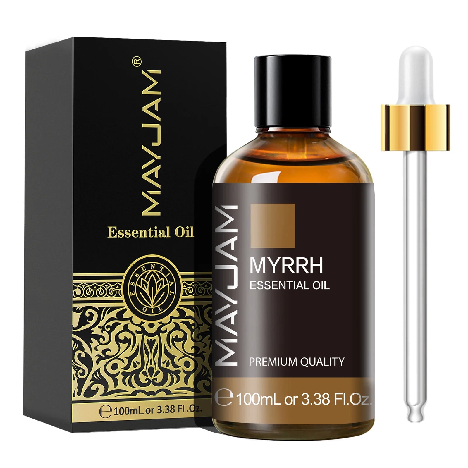 MAYJAM Essential Oil with Dropper – pure aromatherapy fragrance oil for diffusers and DIY use