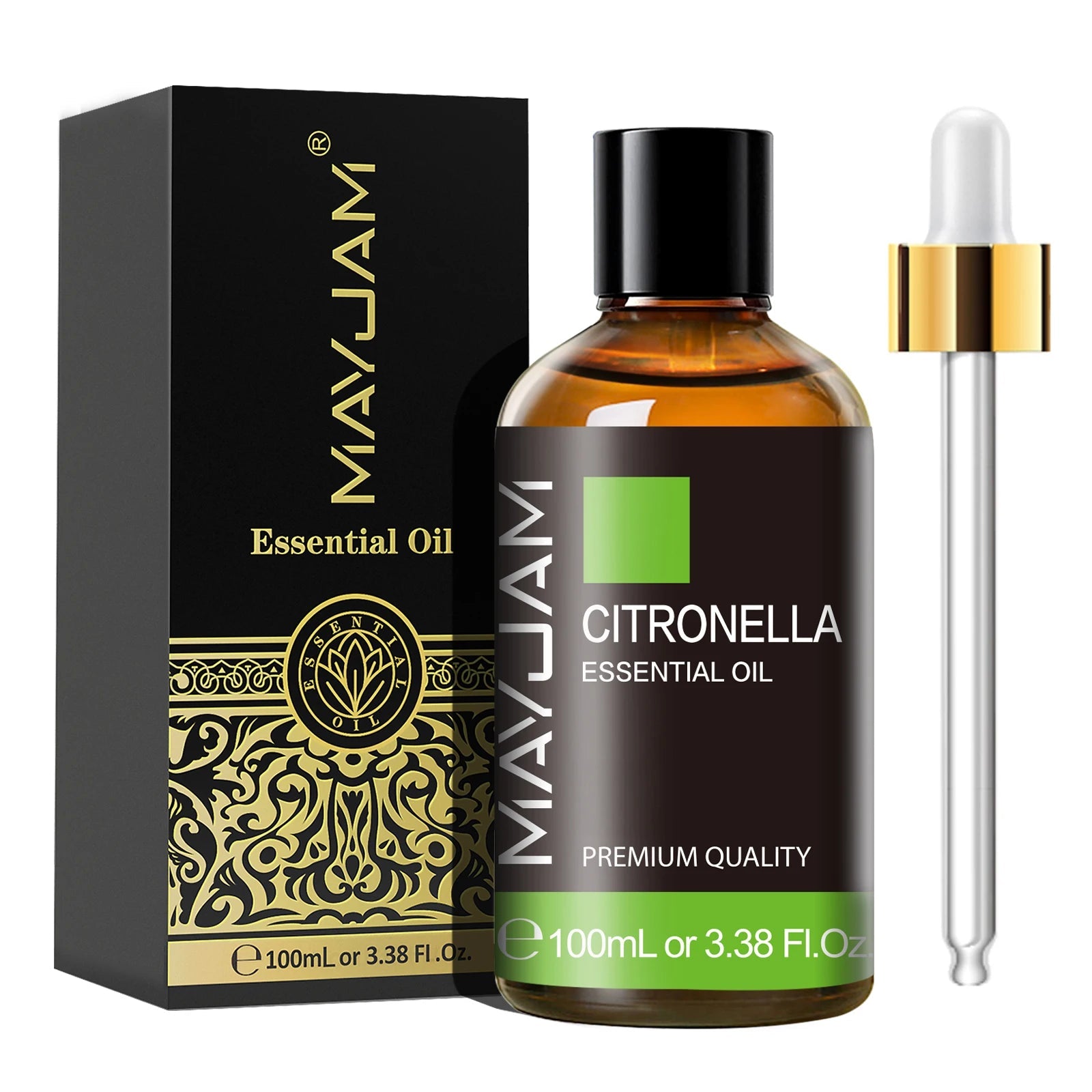 MAYJAM Essential Oil with Dropper – pure aromatherapy fragrance oil for diffusers and DIY use