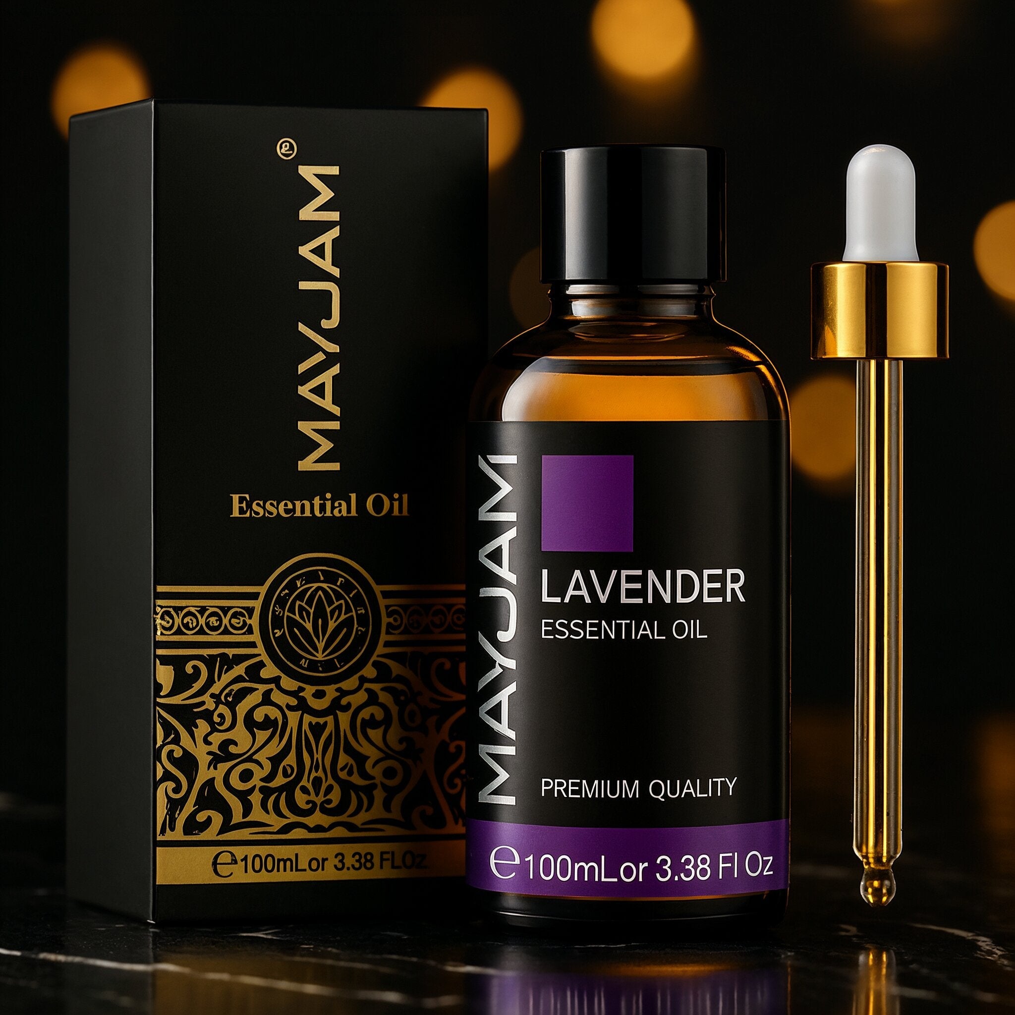 MAYJAM Essential Oil with Dropper – pure aromatherapy fragrance oil for diffusers and DIY use