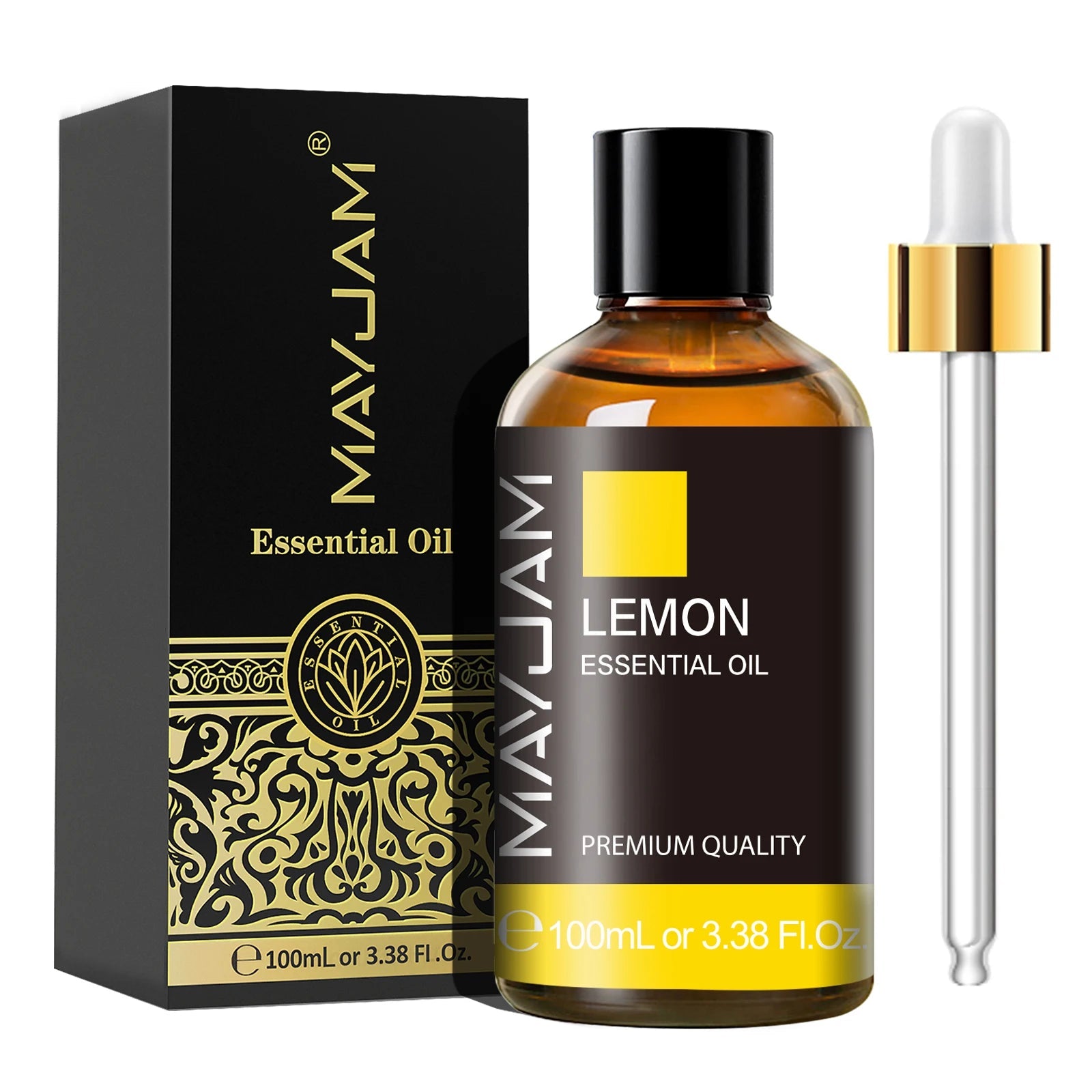 MAYJAM Essential Oil with Dropper – pure aromatherapy fragrance oil for diffusers and DIY use
