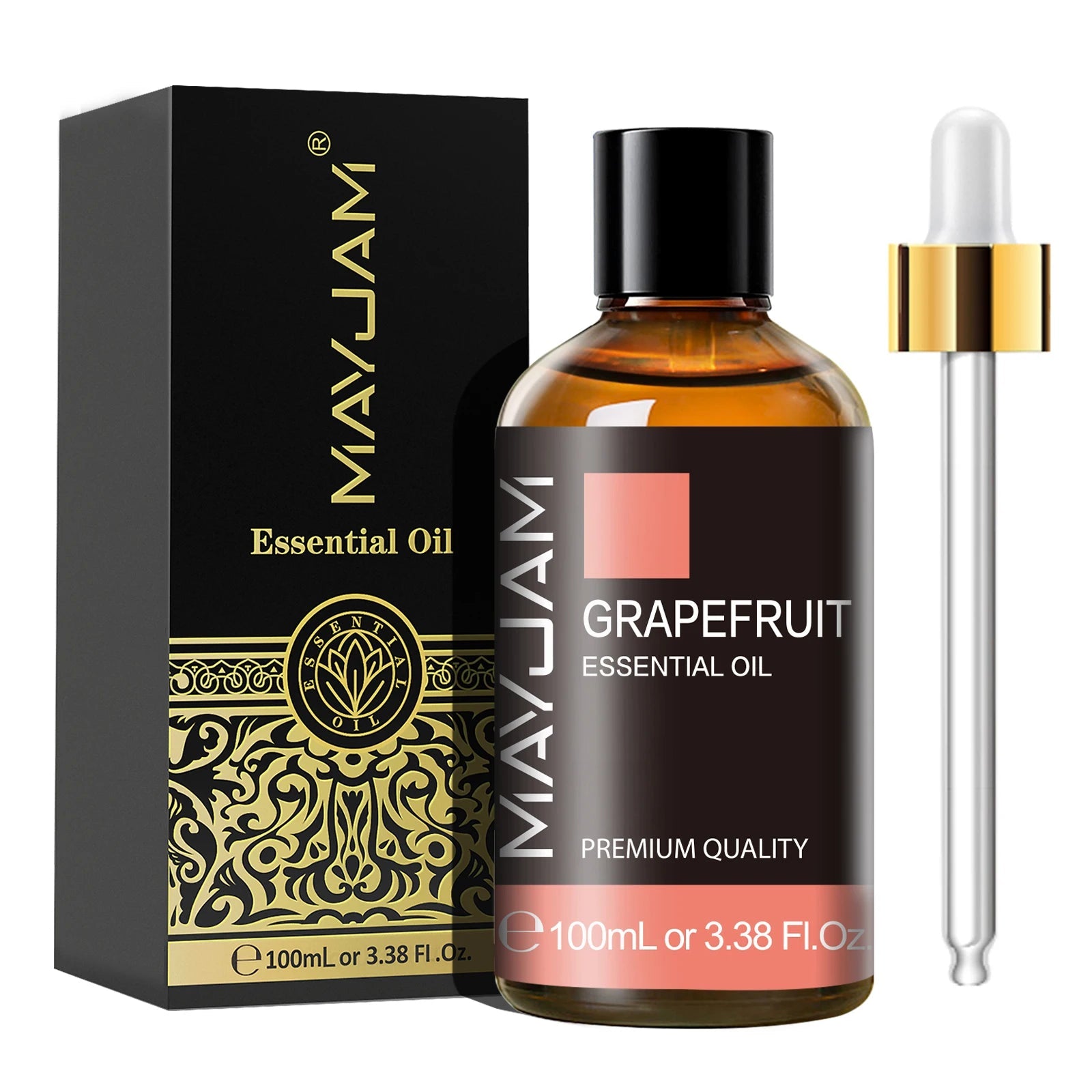 MAYJAM Essential Oil with Dropper – pure aromatherapy fragrance oil for diffusers and DIY use