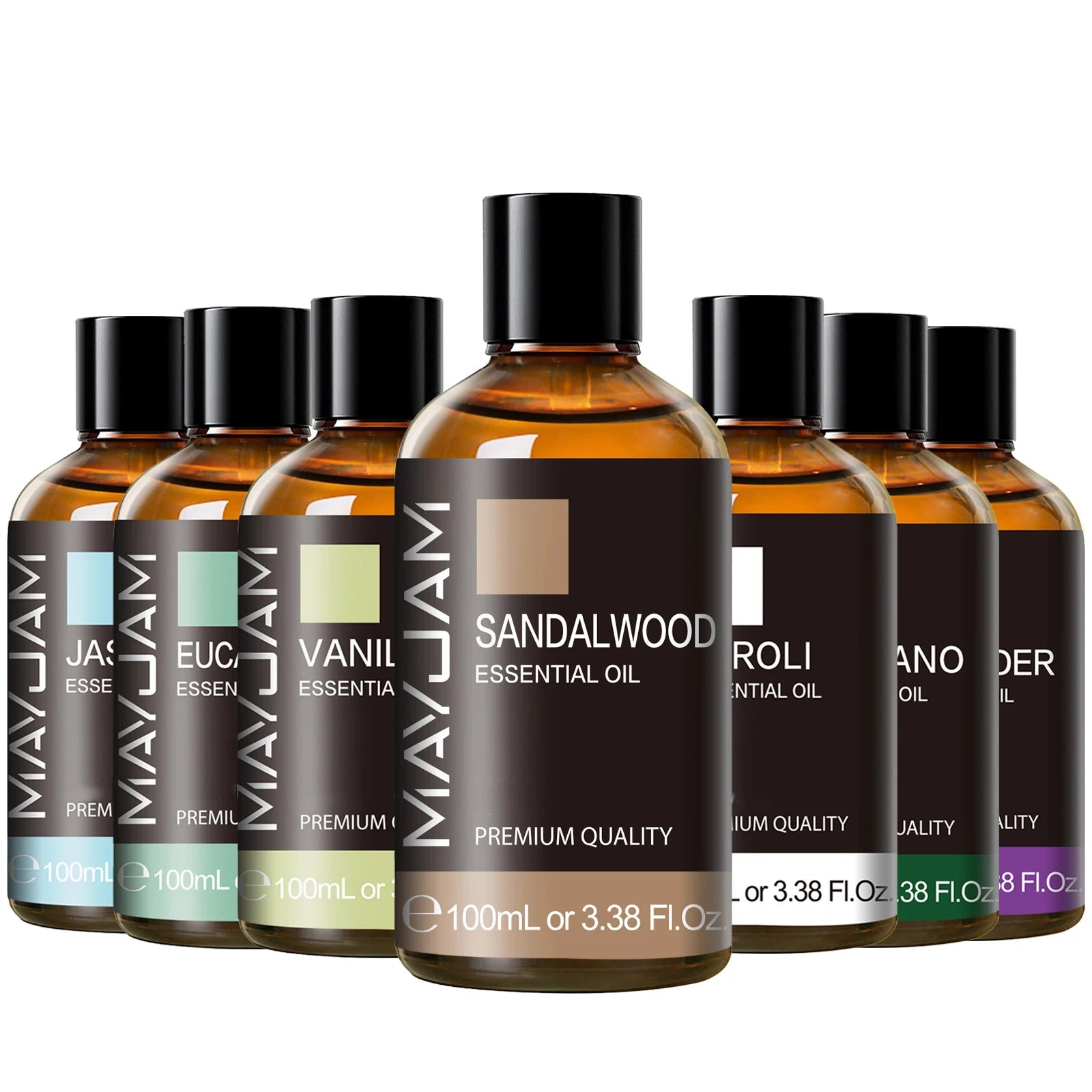 MAYJAM Essential Oil with Dropper – pure aromatherapy fragrance oil for diffusers and DIY use