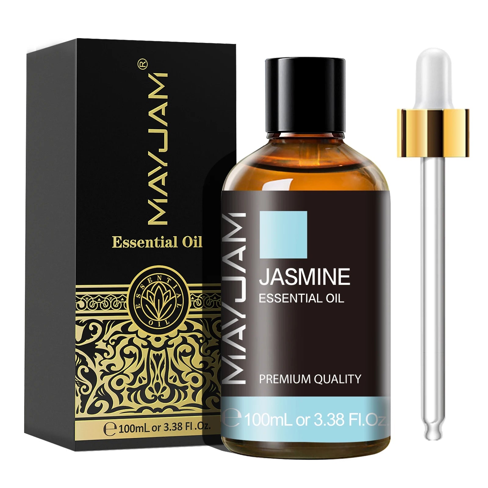 MAYJAM Essential Oil with Dropper – pure aromatherapy fragrance oil for diffusers and DIY use