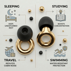 QuietFit Noise-Canceling Sleep Earplugs – comfortable foam earplugs for sleeping and travel