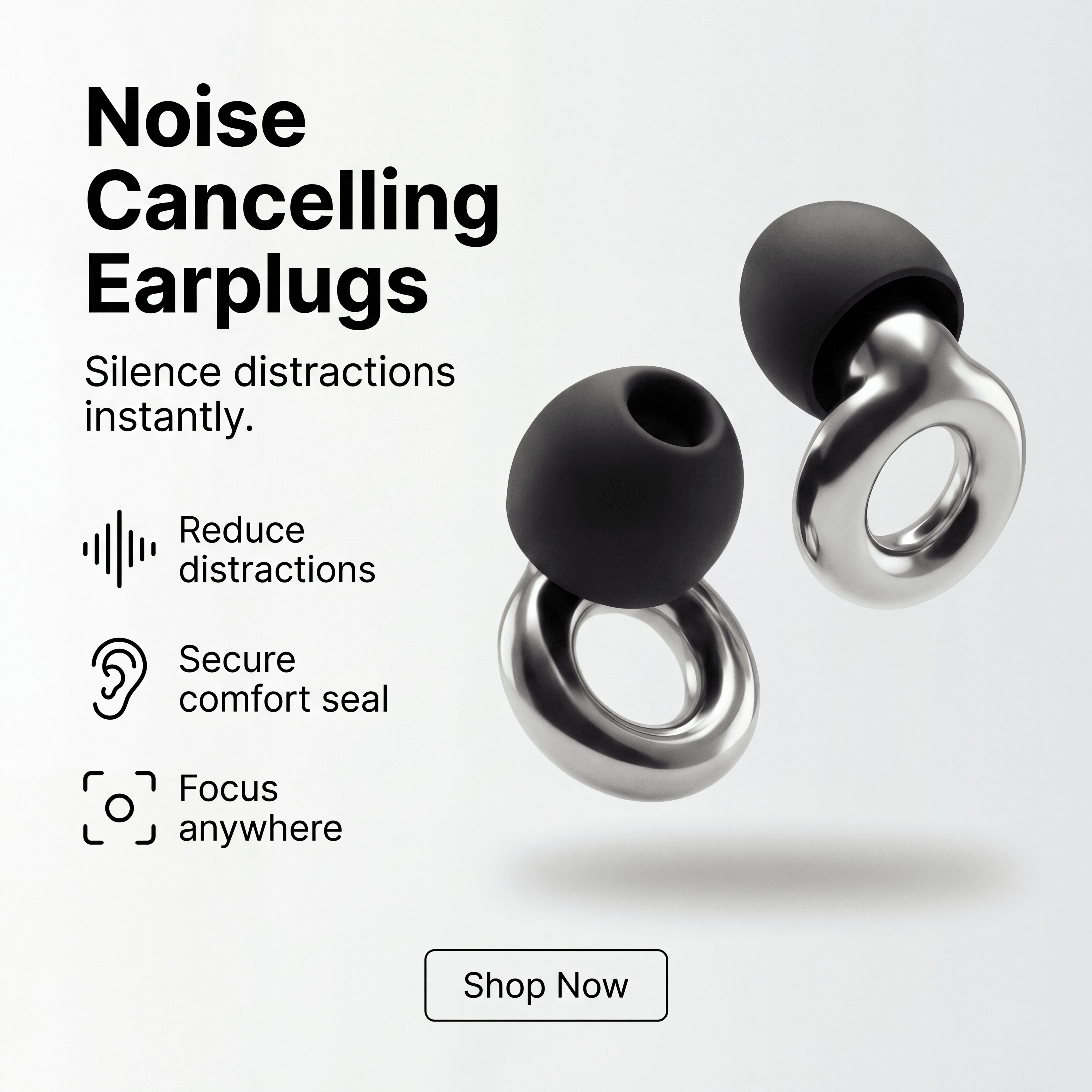 QuietFit Noise-Canceling Sleep Earplugs – comfortable foam earplugs for sleeping and travel